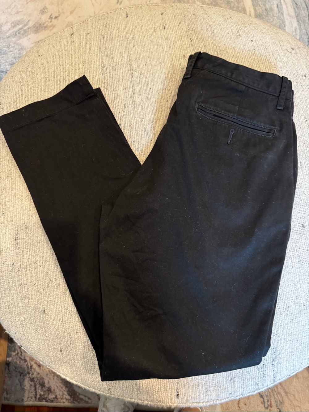 J. Crew Black Straight 770 Fit Chino Pants